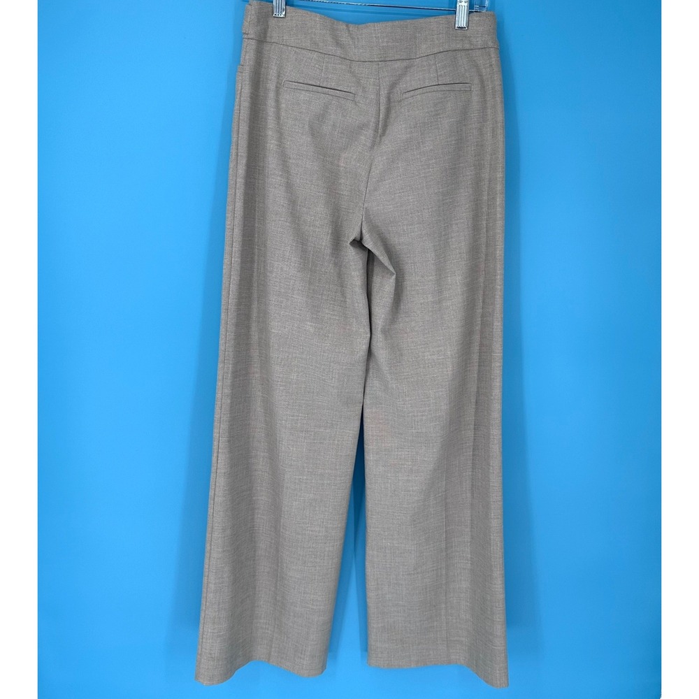 Chico's Gray Wide Leg Trouser Pants Silver Button Tab Size 00R US 2R 570380988 - Picture 3 of 10